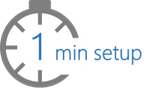 installation one minute setup
